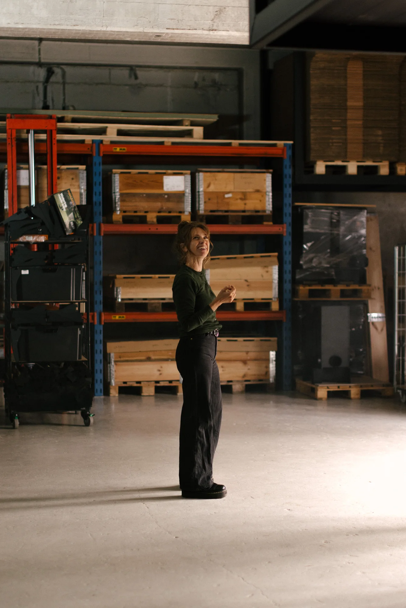 Embra colleague in a workshop