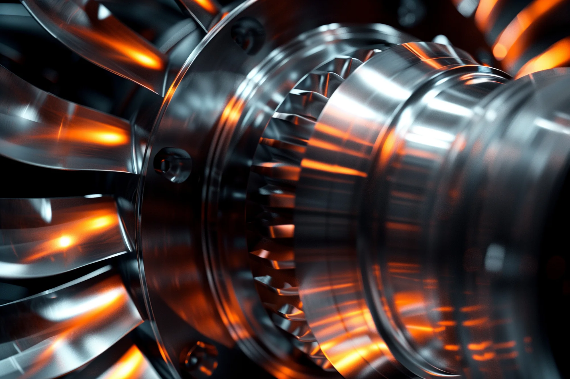 Metal machinery detail